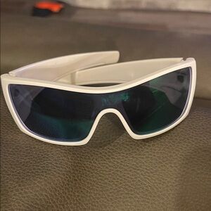 Oakley Batwolf White and blue sunglasses  - Authentic used pair